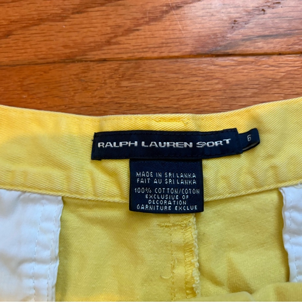 Ralph Lauren Yellow Women's Shorts - Picture 4 of 4